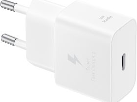 Зарядное устройство Samsung EP-T2510XWEGWW с кабелем USB-C Белое