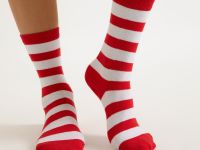 Носки Красная полоска, 2 пары