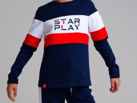 Комплект трикотажный для мальчиков: толстовка, брюки