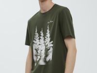 Футболка из хлопка с принтом