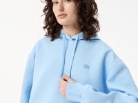 Женская толстовка Lacoste свободного кроя с капюшоном