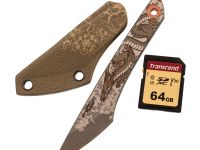 Нож киридаши Koi Dragon, сталь AUS-8