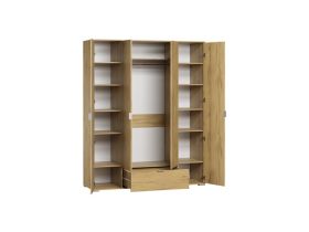 Распашной шкаф Стелла 4.1-160x220 Дуб Золотистый