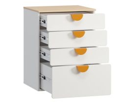 Комод детский Милна 3-60x80 Белый