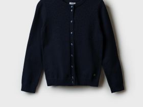 Кардиган со стразами для девочки