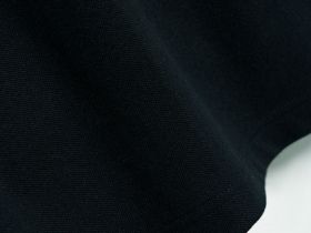 Поло с воротником-стойкой, Черный