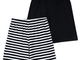 Шорты трикотажные для девочек, 2 шт в комплекте