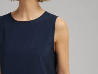 Свободный топ из жатой ткани