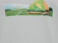 Футболка из хлопка с принтом