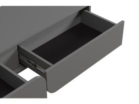 ТВ-тумба подвесная Блест 140x22 Графитовый