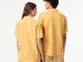 Хлопковое поло Lacoste унисекс
