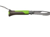 Складной Нож Opinel №8 VRI OUTDOOR, сталь Sandvik 12C27, рукоять пластик, зеленый