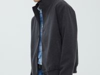 Куртка-бомбер на пуговицах