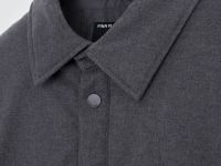 Утепленная куртка с отложным воротником