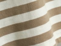 Поло в полоску с вышивкой для мальчиков, Бежевый