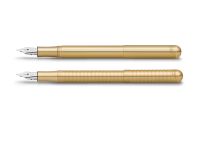 Ручка перьевая Kaweco LILIPUT, чернила синие, корпус латунный