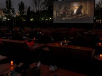 Летний кинотеатр в южном ландшафтном парке «Остров мечты»