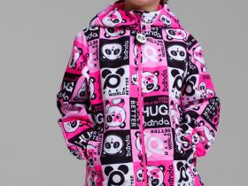 Куртка текстильная с полиуретановым покрытием для девочек (ветровка)