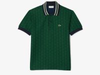 Мужское поло Lacoste классического кроя с монограммой