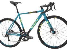 Шоссейный велосипед Welt R100 Disc, год 2024, цвет Синий-Зеленый, ростовка 21