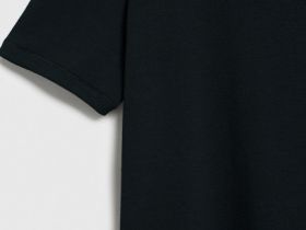 Базовая футболка из плотного хлопка, Черный