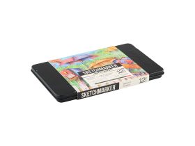 Набор карандашей цветные Sketchmarker "Основные цвета", 12 цветов, жестяной пенал