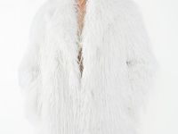 Шуба из искусственного меха, Бежевый