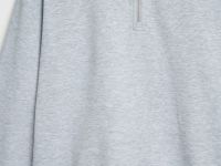 Свитшот с воротником-стойкой на молнии, Серый