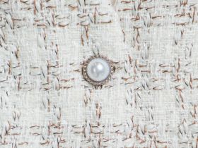 Твидовый жилет, Белый