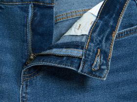 Базовые узкие джинсы, Синий