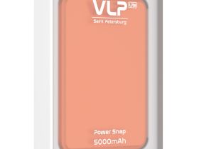 Портативное зарядное устройство VLP LITE Power Snap Qi / MagSafe 5000 мАч Оранжевое