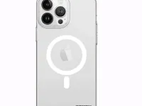 Чехол-накладка Youngkit Just Fun Magsafe для iPhone 14 Pro пластик/матовый (прозрачно-белый)