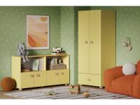 Стеллаж детский Тесси 146x75 Желтый