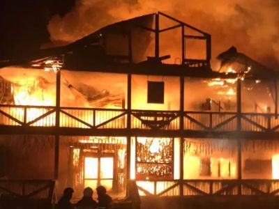 В ресторане парка «Урдэл» случился второй пожар за день