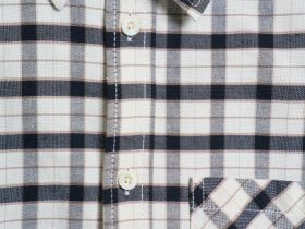 Рубашка в клетку для мальчиков, Бежевый