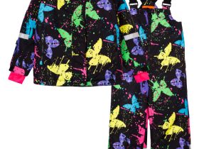 Комплект текстильный с полиуретановым покрытием для девочек: куртка, полукомбинезон