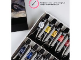 Набор гуаши Гамма "Старый мастер" в тубах, 12 цв*18 мл