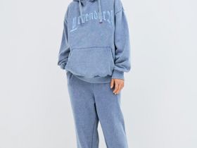 Худи с принтом для мальчиков, Синий