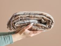 Плед Cellule, бежевый