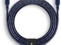 Кабель uBear Trend Cable USB-C — USB-C, 2.4 м, нейлон синий