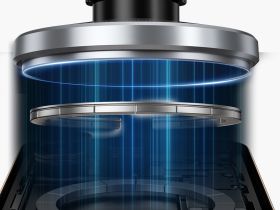 Автомобильный держатель Keephone Mageasy в воздуховод 15W черно-серый в полоску