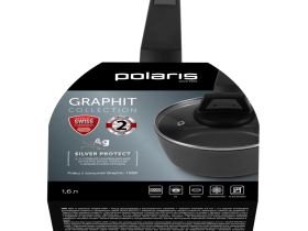 Ковш Polaris Graphit-16SP с крышкой Ø16 см