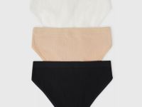 Трусы для девочек, 3 шт., Белый