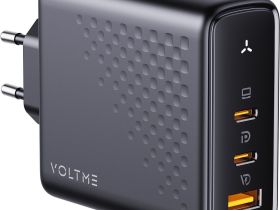 Сетевое зарядное устройство VOLTME Revo 140CCA, USB-A + 2 Type-C, 140Вт черный