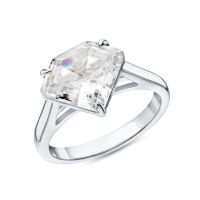 Серебряное кольцо с фианитом