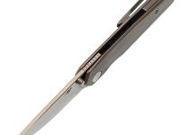 Складной нож Bestech VK-Kuze, сталь Magnacut, рукоять титан, серый