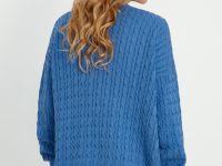 Кардиган с рельефным узором