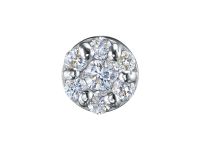 Подвеска из белого золота с бриллиантами э4701пд04152800