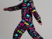 Комбинезон текстильный с полиуретановым покрытием для девочек