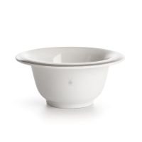 Чаша для бритья MUEHLE, белый фарфор, платиновый обод